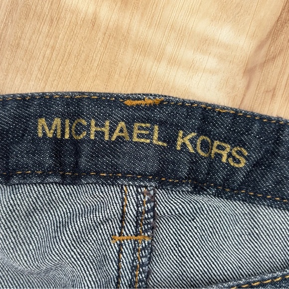 NWT Michael Kors Dark Blue Sausilito Boot Cut Jeans Size 4 - Picture 6 of 9